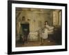 Sad Presentiment. by Girolamo Induno, 1862-Girolamo Induno-Framed Art Print