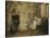 Sad Presentiment. by Girolamo Induno, 1862-Girolamo Induno-Stretched Canvas