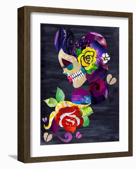 Sad Skull-Artpoptart-Framed Giclee Print