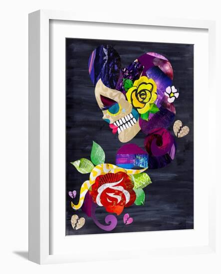 Sad Skull-Artpoptart-Framed Giclee Print