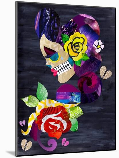 Sad Skull-Artpoptart-Mounted Giclee Print