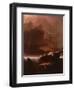 Sadak in Search of the Waters of Oblivion, 1812 (Oil on Canvas)-John Martin-Framed Giclee Print