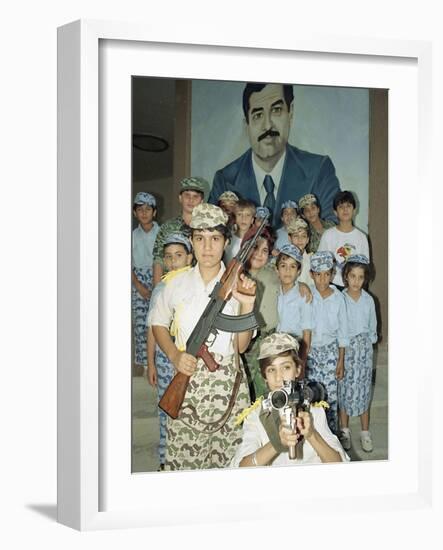 Saddams Youth-Andre Camara-Framed Photographic Print