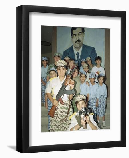 Saddams Youth-Andre Camara-Framed Photographic Print