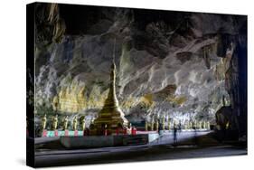 Saddar Cave, Hpa An, Kayin State (Karen State), Myanmar (Burma), Asia-Nathalie Cuvelier-Stretched Canvas