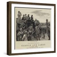 Saddle and Sabre-William Small-Framed Giclee Print