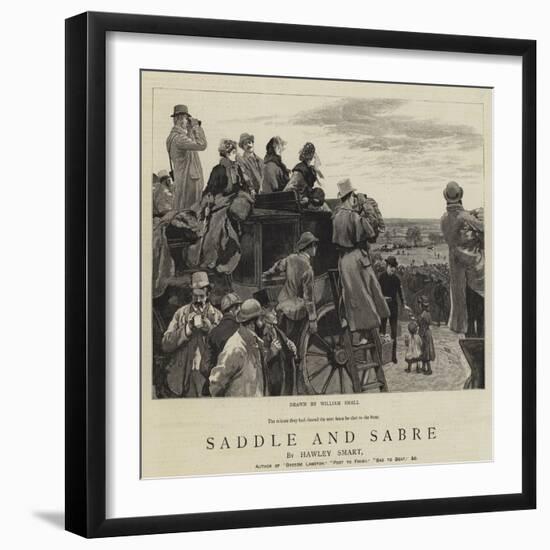 Saddle and Sabre-William Small-Framed Giclee Print