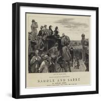 Saddle and Sabre-William Small-Framed Giclee Print