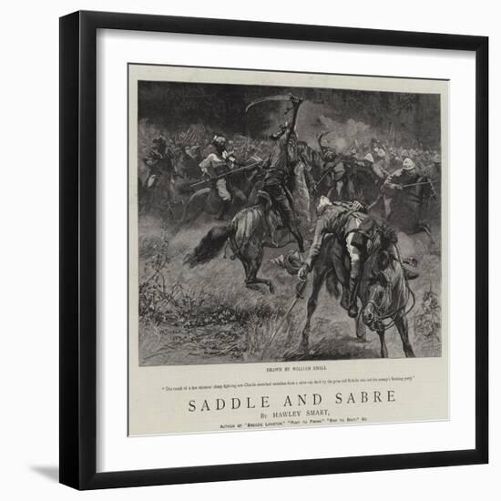 Saddle and Sabre-William Small-Framed Giclee Print