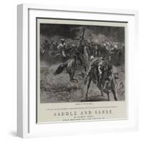 Saddle and Sabre-William Small-Framed Giclee Print