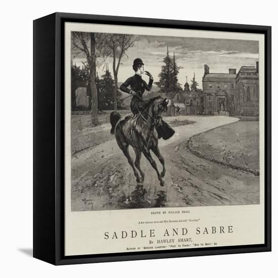 Saddle and Sabre-William Small-Framed Stretched Canvas