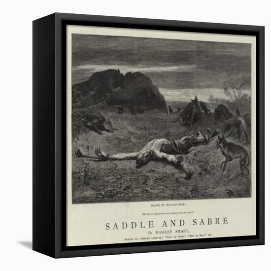 Saddle and Sabre-William Small-Framed Stretched Canvas