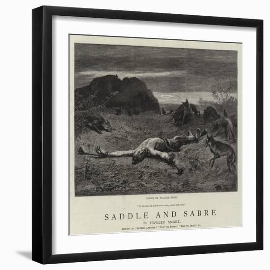 Saddle and Sabre-William Small-Framed Premium Giclee Print