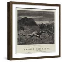 Saddle and Sabre-William Small-Framed Giclee Print