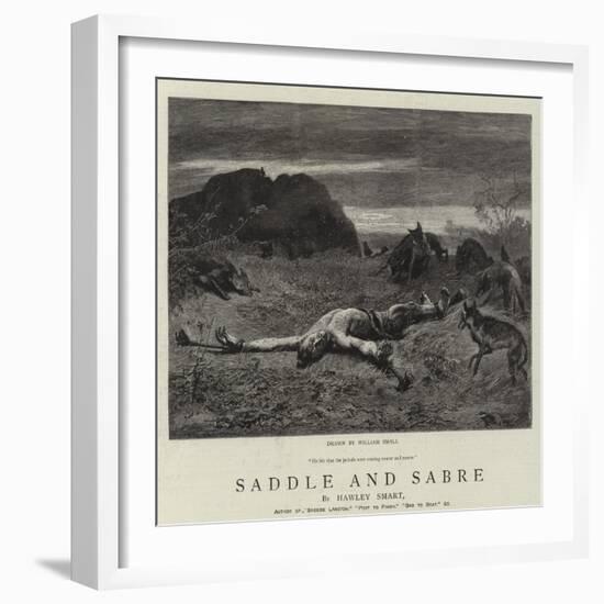 Saddle and Sabre-William Small-Framed Giclee Print