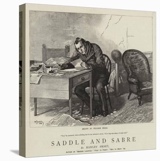 Saddle and Sabre-William Small-Stretched Canvas