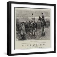 Saddle and Sabre-William Small-Framed Giclee Print