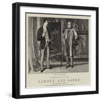 Saddle and Sabre-William Small-Framed Giclee Print