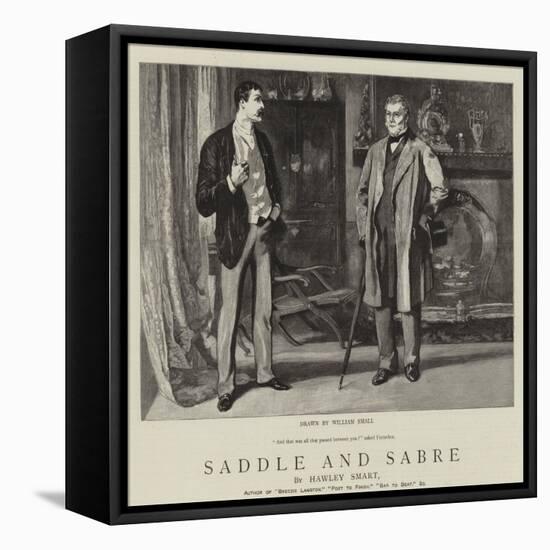 Saddle and Sabre-William Small-Framed Stretched Canvas