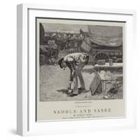 Saddle and Sabre-William Small-Framed Giclee Print