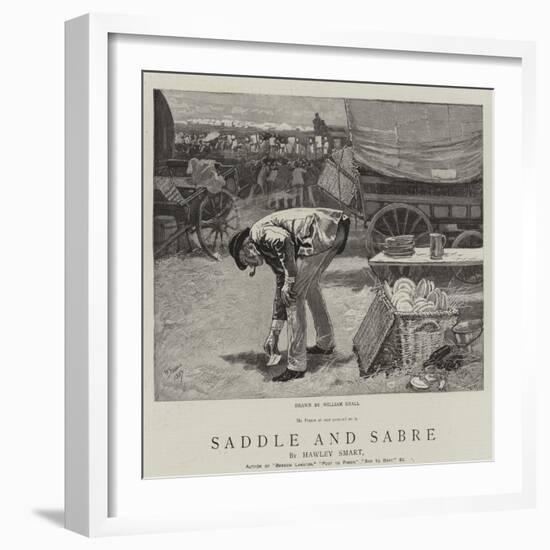 Saddle and Sabre-William Small-Framed Giclee Print