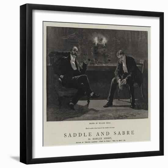 Saddle and Sabre-William Small-Framed Giclee Print