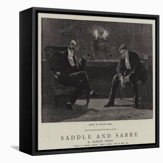 Saddle and Sabre-William Small-Framed Stretched Canvas