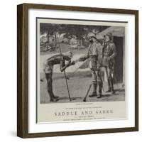 Saddle and Sabre-William Small-Framed Giclee Print