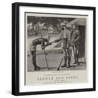 Saddle and Sabre-William Small-Framed Giclee Print