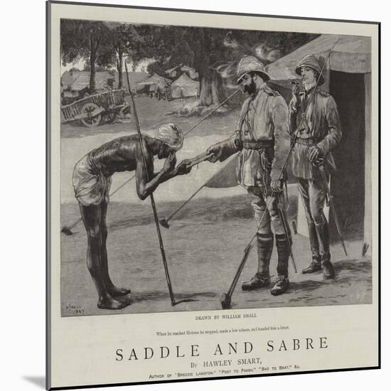 Saddle and Sabre-William Small-Mounted Giclee Print