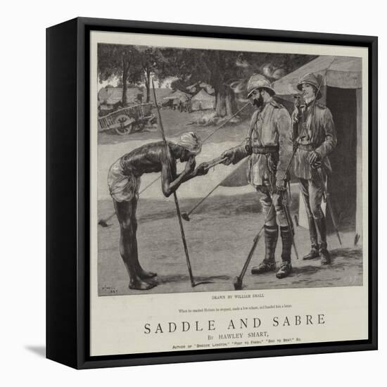 Saddle and Sabre-William Small-Framed Stretched Canvas