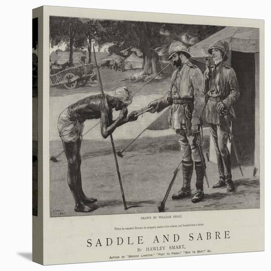 Saddle and Sabre-William Small-Stretched Canvas