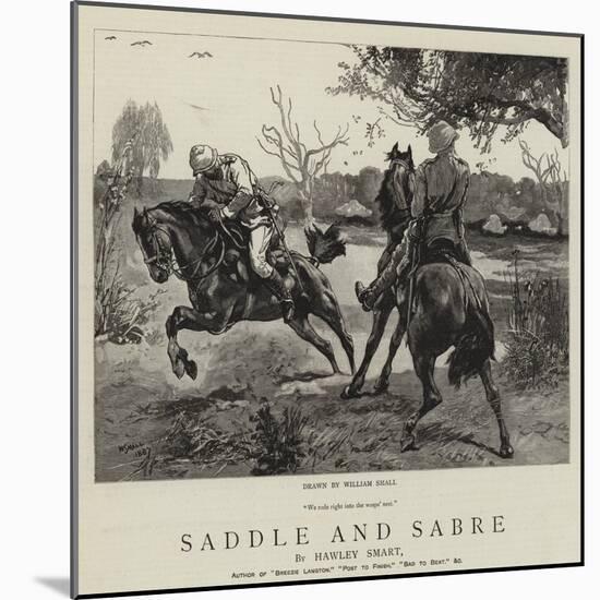 Saddle and Sabre-William Small-Mounted Giclee Print