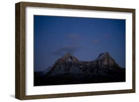 Saddle Peak at Dusk, Durmitor Np, Montenegro, October 2008-Radisics-Framed Photographic Print