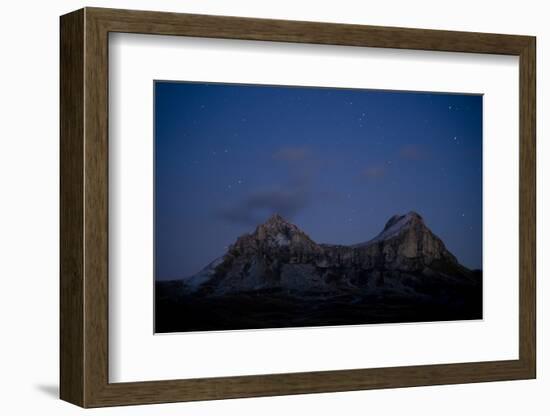 Saddle Peak at Dusk, Durmitor Np, Montenegro, October 2008-Radisics-Framed Photographic Print