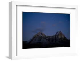 Saddle Peak at Dusk, Durmitor Np, Montenegro, October 2008-Radisics-Framed Photographic Print