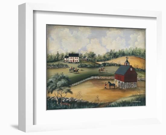 Saddle Up-Barbara Jeffords-Framed Giclee Print