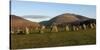 Saddleback (Blencathra), from Castlerigg Stone Circle, Lake District National Park, Cumbria, Englan-James Emmerson-Stretched Canvas