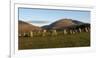 Saddleback (Blencathra), from Castlerigg Stone Circle, Lake District National Park, Cumbria, Englan-James Emmerson-Framed Photographic Print