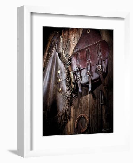 Saddlebags n Chinks-Barry Hart-Framed Art Print