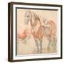 Saddled Horse-Peter Paul Rubens-Framed Giclee Print