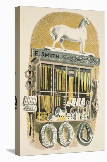 Saddler and Harness Maker-Eric Ravilious-Stretched Canvas