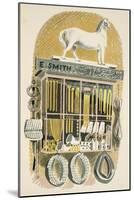 Saddler and Harness Maker-Eric Ravilious-Mounted Giclee Print