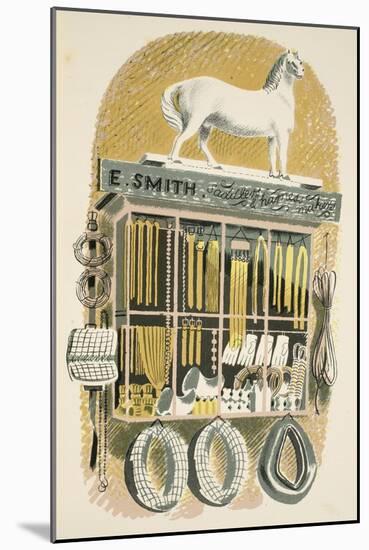 Saddler and Harness Maker-Eric Ravilious-Mounted Giclee Print