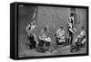 Saddlers of the 17th Lancers at Work, 1896-Gregory & Co-Framed Stretched Canvas