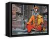 Sadhu, Durbar Square, Kathmandu, Bagmati, Central Region, Nepal, Asia-Jochen Schlenker-Framed Stretched Canvas