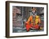 Sadhu, Durbar Square, Kathmandu, Bagmati, Central Region, Nepal, Asia-Jochen Schlenker-Framed Photographic Print