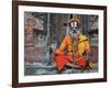 Sadhu, Durbar Square, Kathmandu, Bagmati, Central Region, Nepal, Asia-Jochen Schlenker-Framed Photographic Print