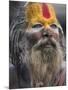 Sadhu, Shivaratri Festival, Pashupatinath Temple, Kathmandu, Nepal-Jane Sweeney-Mounted Photographic Print