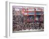 Sadhus at a Royal Bath (Sahi Snan) During Kumbh Mela in Haridwar, Uttar Pradesh, India, Asia-null-Framed Photographic Print